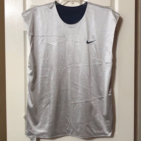 Mens Vintage Y2K Nike Reversible Jersey Athletic Sleeveless Top Size Large - Picture 4 of 7